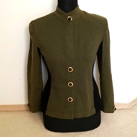 Linda Iki olive and black jacket - Picture 1 of 4